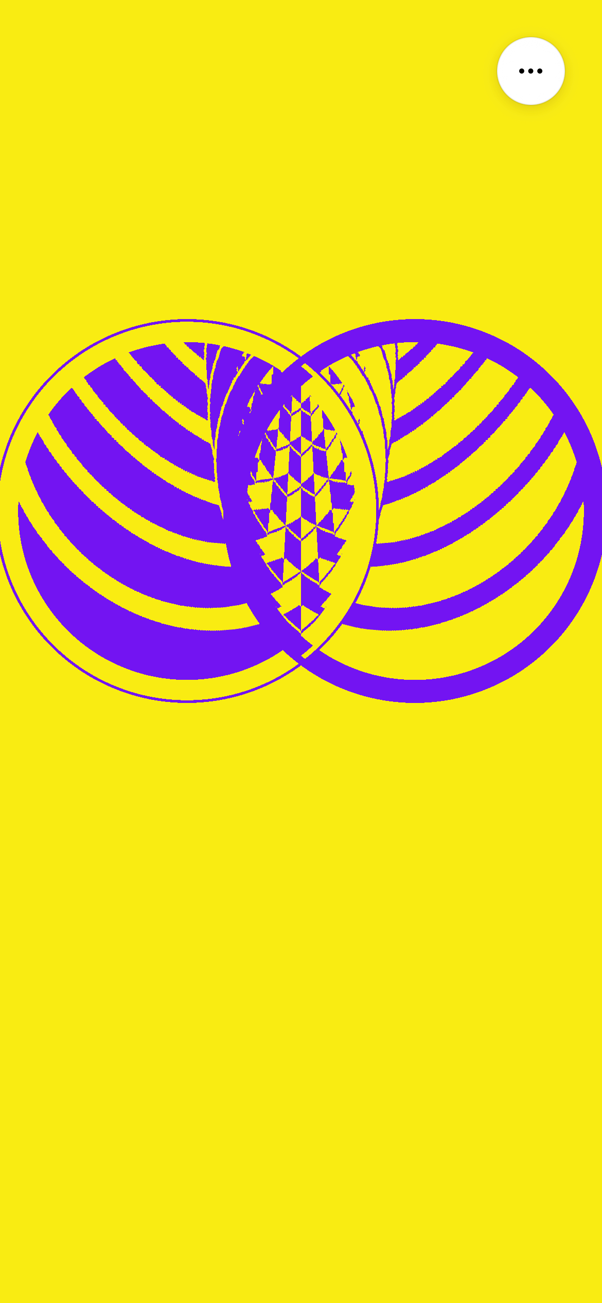 Reflections fractal pattern on iPhone
